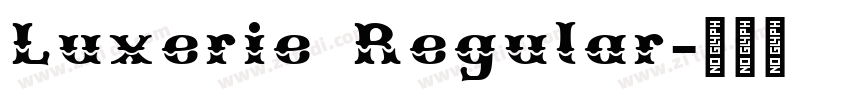Luxerie Regular字体转换